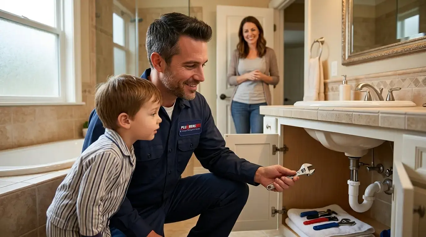Licensed plumber at work in Park Ridge, IL